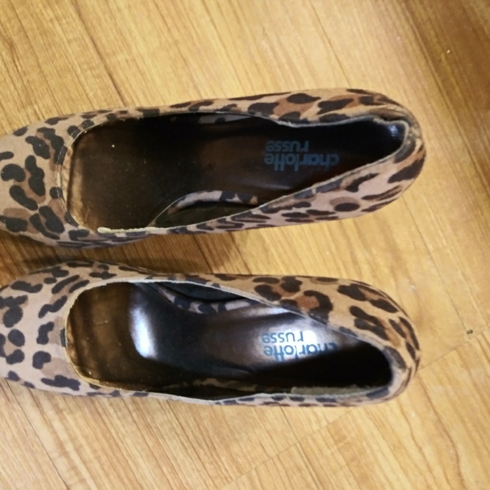 Leopard print hugh heel shoes - Picture 2 of 4